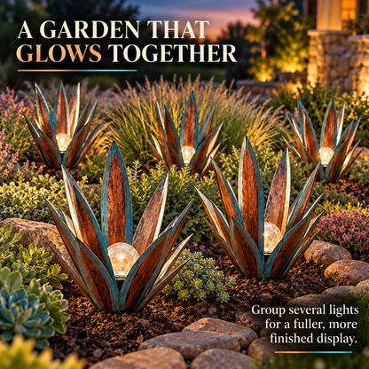 🔥LAST DAY 50% OFF✨Glowing Solar Agave Garden Light🌿