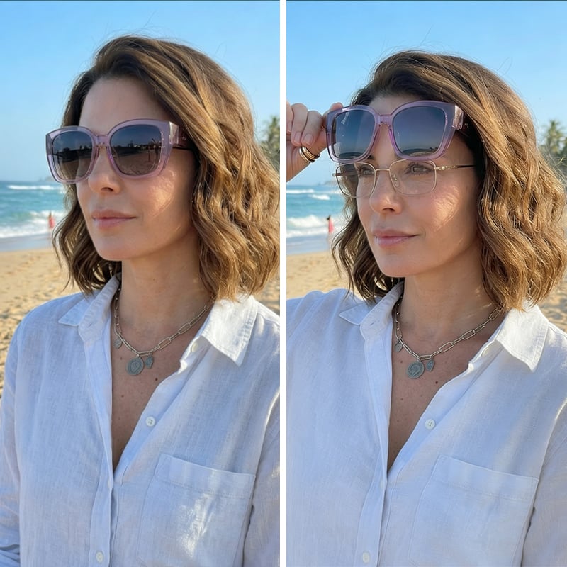 🕶️UV400 Polarized Cat-Eye Sunglasses – Fit Over Glasses