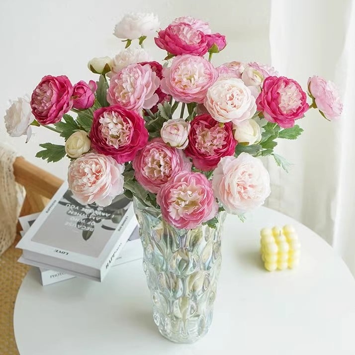 🌸 Lifelike Luxury Peony Flowers – The best gift for Mother's Day! 💐✨