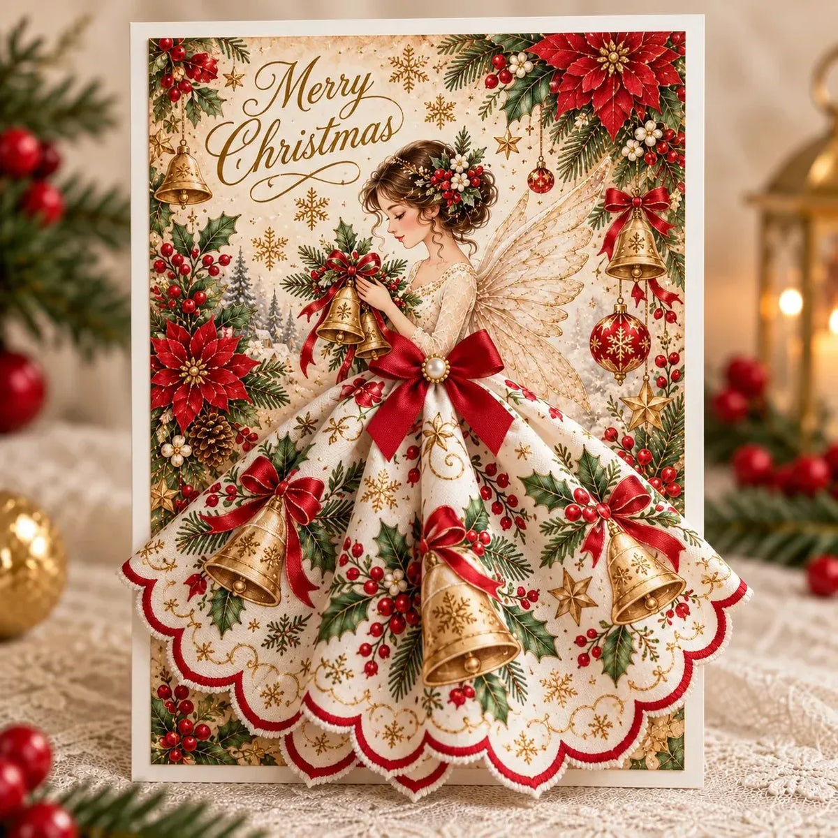 ⏳ Last Day 49% OFF – 👼🎄Christmas Angel Blessing Card – A Beautiful 3D Keepsake for Heartfelt Holiday Wishes