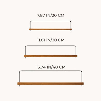 Minimalist Photo Display Shelf – Modern Wall Ledge for Photos, Art Prints & Postcards