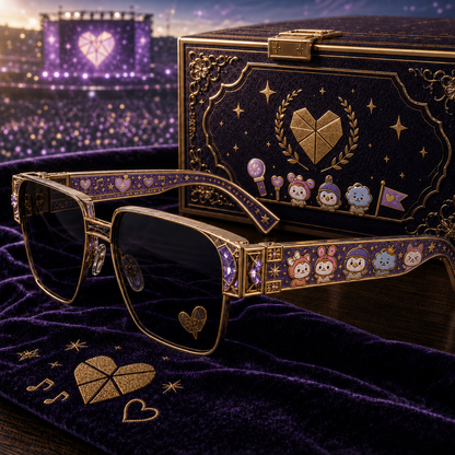 💜ARMY Premium fan support sunglasses💜✨🎶