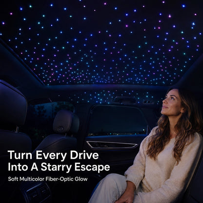 🌌 Multicolor Car Starlight Headliner Kit