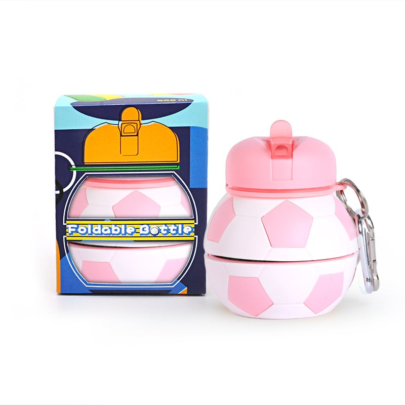 Sports-ball-themed collapsible silicone water cup⚽️🏀🎾🏌️‍♀️
