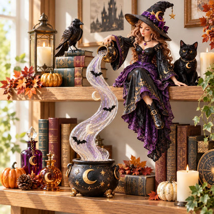 ✨Hot sale 49% OFF✨ Halloween Magic Cascade Shelf Light Collection™ – Enchanted Bookcase Decor