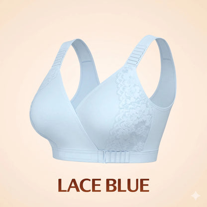 EaseWrap™ Front-Closure Wireless Comfort Bra – Adjustable Straps & Gentle Support