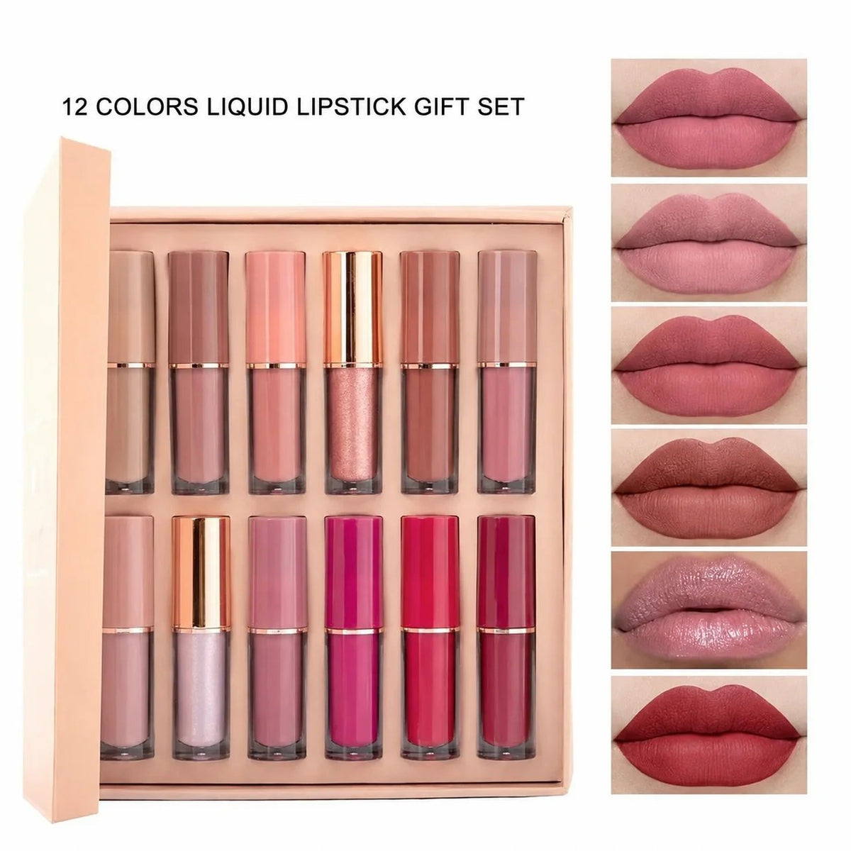 💄 12-Color Liquid Lipstick Gift Set