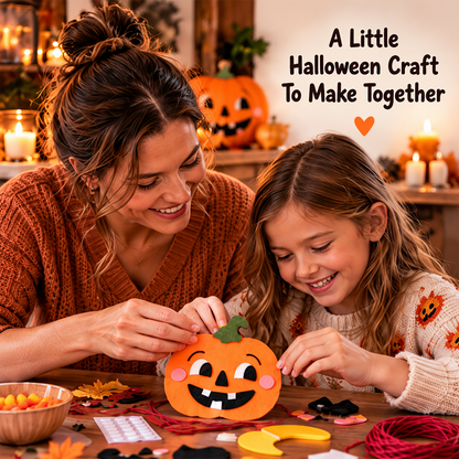 Halloween Garland Craft Kit – DIY Felt Decorations for Kids & Families
