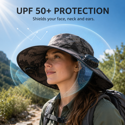 🔥HOT SALE 50% OFF🌞 Solar-Powered Cooling Hat | Stay Cool Outdoors, No Batteries Needed