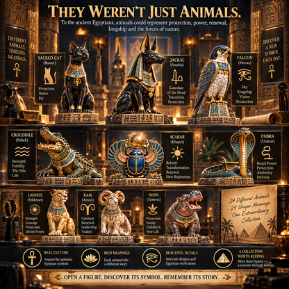 🐈‍⬛🏺 Secrets of Ancient Egypt™ – 24 Sacred Animals, Guardians & Symbols to Discover and Collect