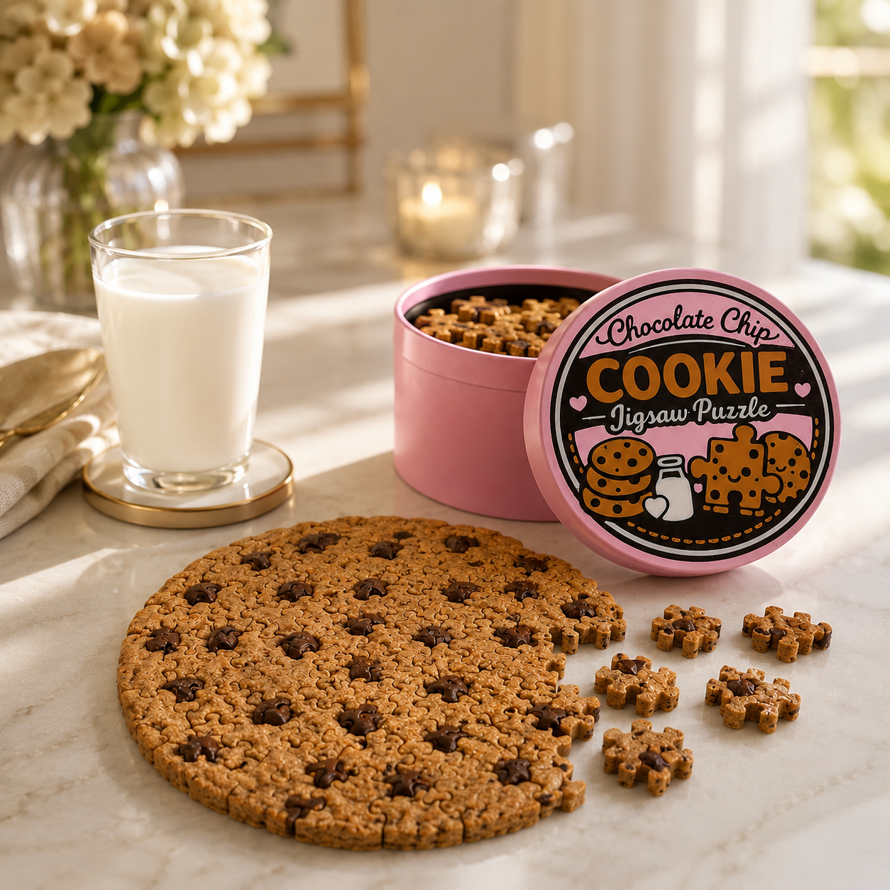 Chocolate Chip Cookie Jigsaw Puzzle