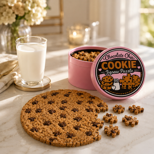 Chocolate Chip Cookie Jigsaw Puzzle
