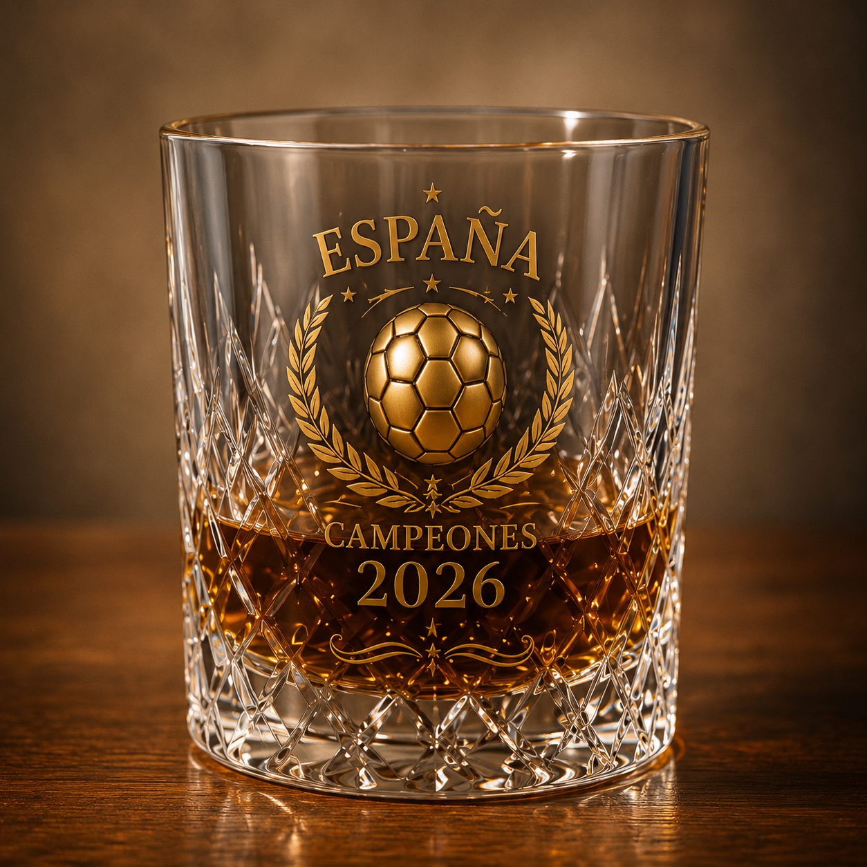 España 2026 Football Legacy Whiskey Decanter & Glass Set