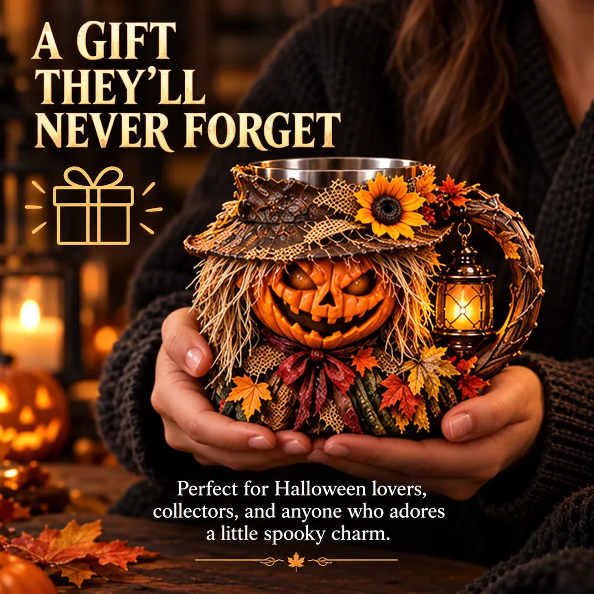 🎃👻 Spirits Come Alive™ – 3D Sculpted Halloween Character Mugs, 4 Spooky Styles to Sip & Collect