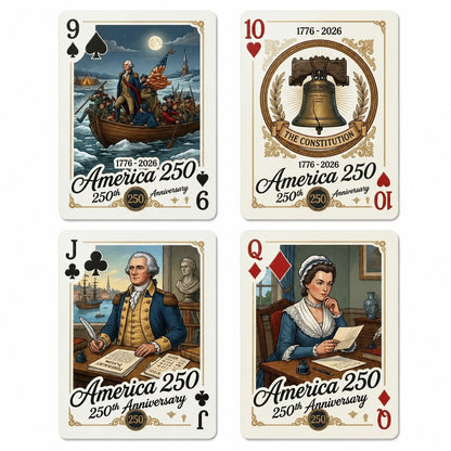250th Anniversary Playing Cards