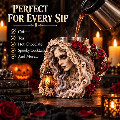 🎃👻 Spirits Come Alive™ – 3D Sculpted Halloween Character Mugs, 4 Spooky Styles to Sip & Collect
