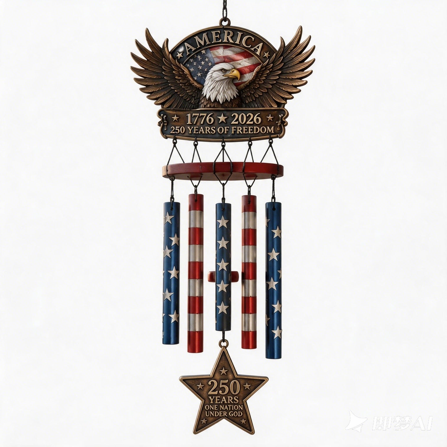 💥Flash Sale - Up To 49% Off ⏰ - 250 Years of FreedomTM Commemorate Wind Chime