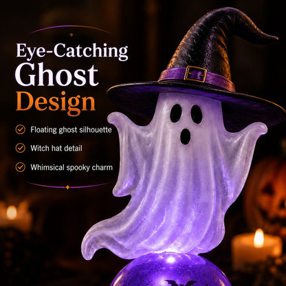 👻Halloween Raven Crystal Ball Lighted Decor