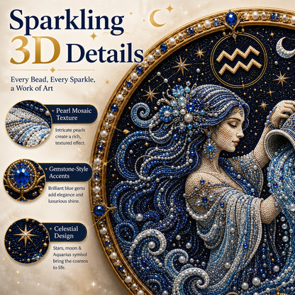 ♈💎DIY Pearl Art Kit for the Twelve Zodiac Signs