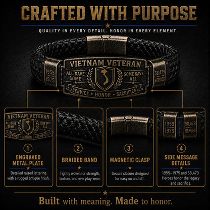 🎖️Vietnam Veteran Honor Bracelet