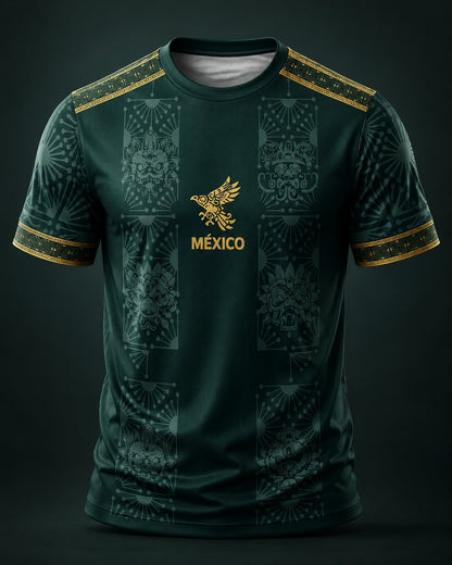 Mexican Aztec Totem Print T-Shirt