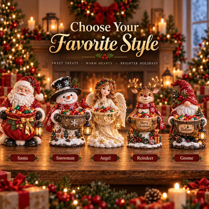 Lighted Christmas Candy Bowl Collection – 5 Festive Holiday Designs