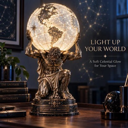 Atlas Illuminated World Sphere Lamp🌍