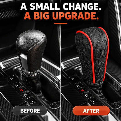🚗 Sport Grip Leather Gear Shift Knob Cover