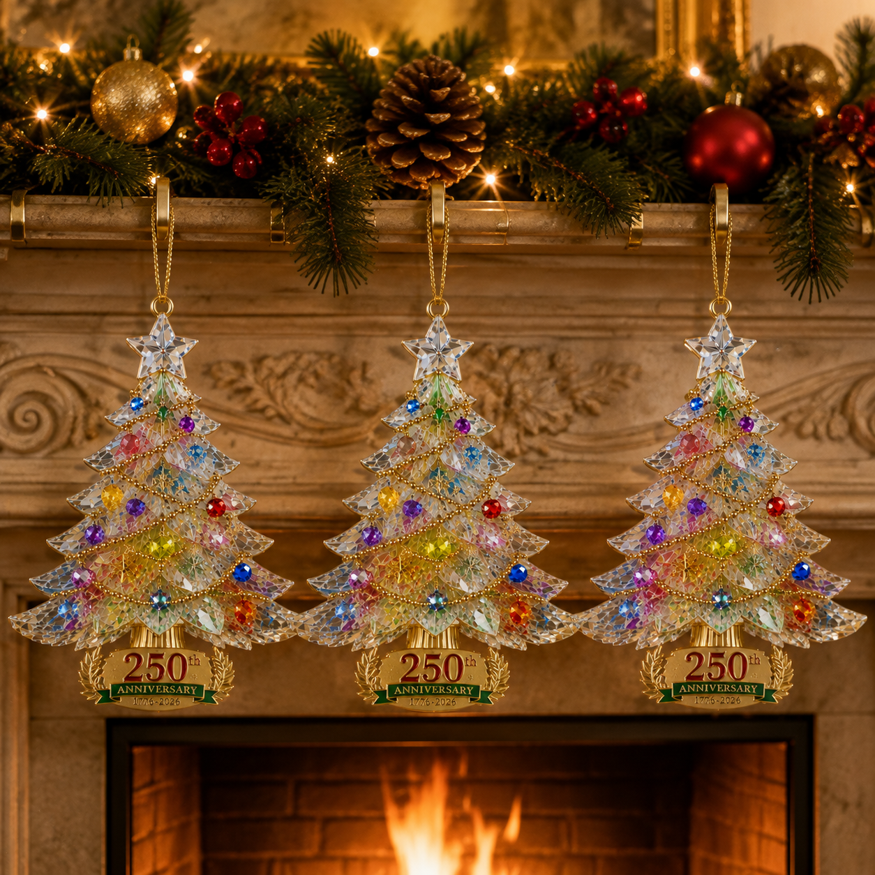 250th Anniversary Crystal Christmas Tree