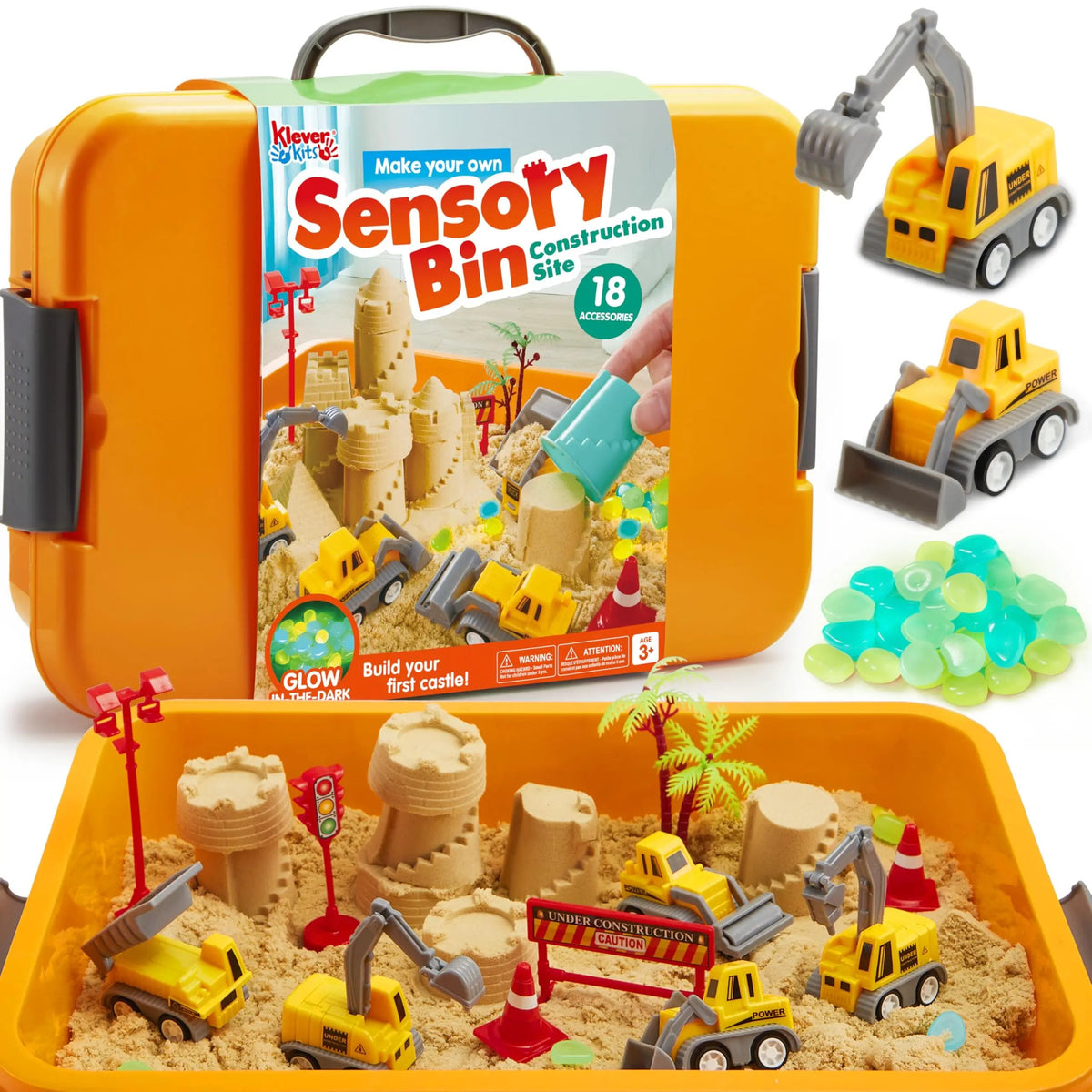 🚧🧸 Little Builder Sensory Adventure Box – Construction-Themed Hands-On Play Set