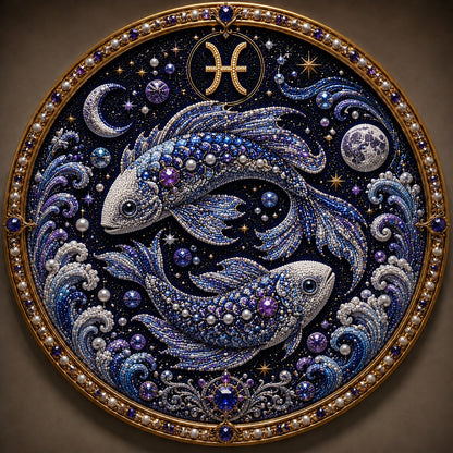 ♈💎DIY Pearl Art Kit for the Twelve Zodiac Signs