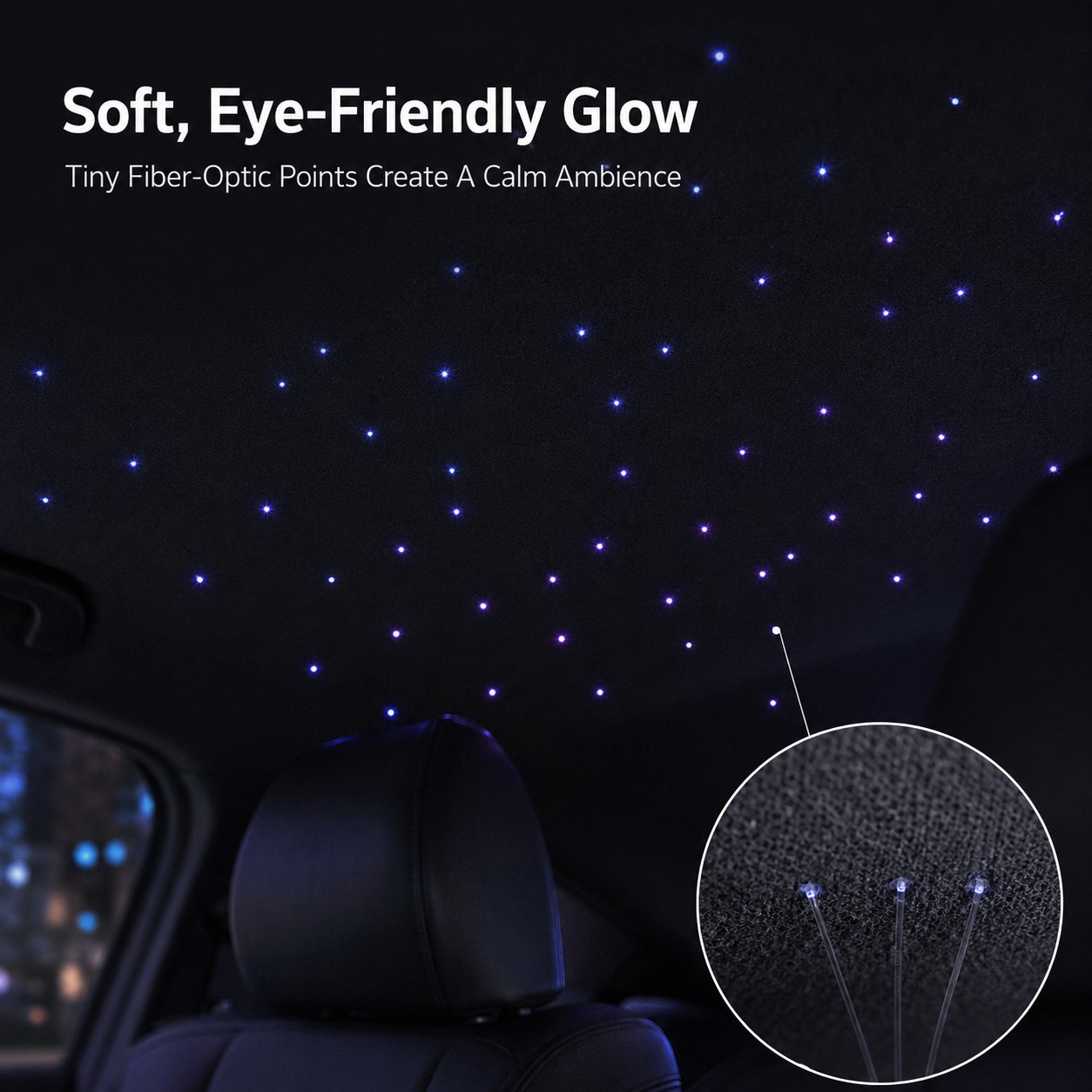 🌌 Multicolor Car Starlight Headliner Kit