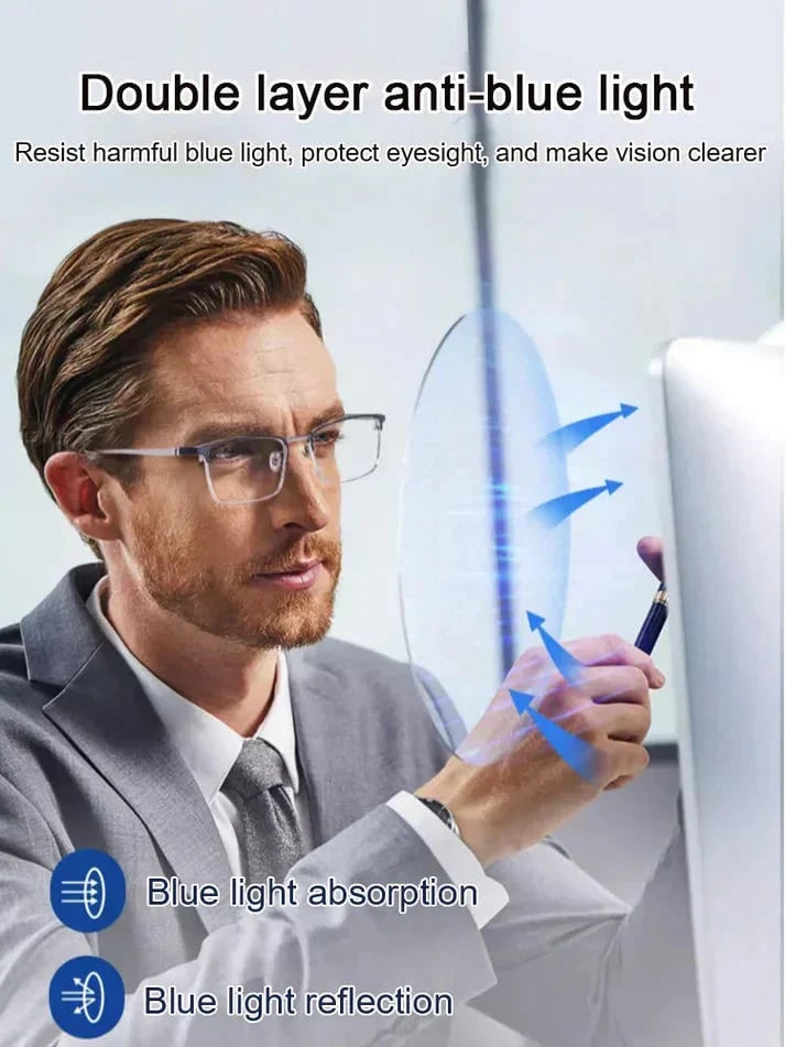 49% OFF This Week Promotions🎉👓 Ultra Light Anti Blue Presbyopic Glasses