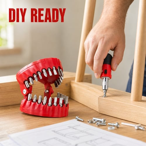 Barn Star 28 pc. Dental Style Bit Set with Stubby Handle