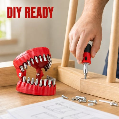 Barn Star 28 pc. Dental Style Bit Set with Stubby Handle