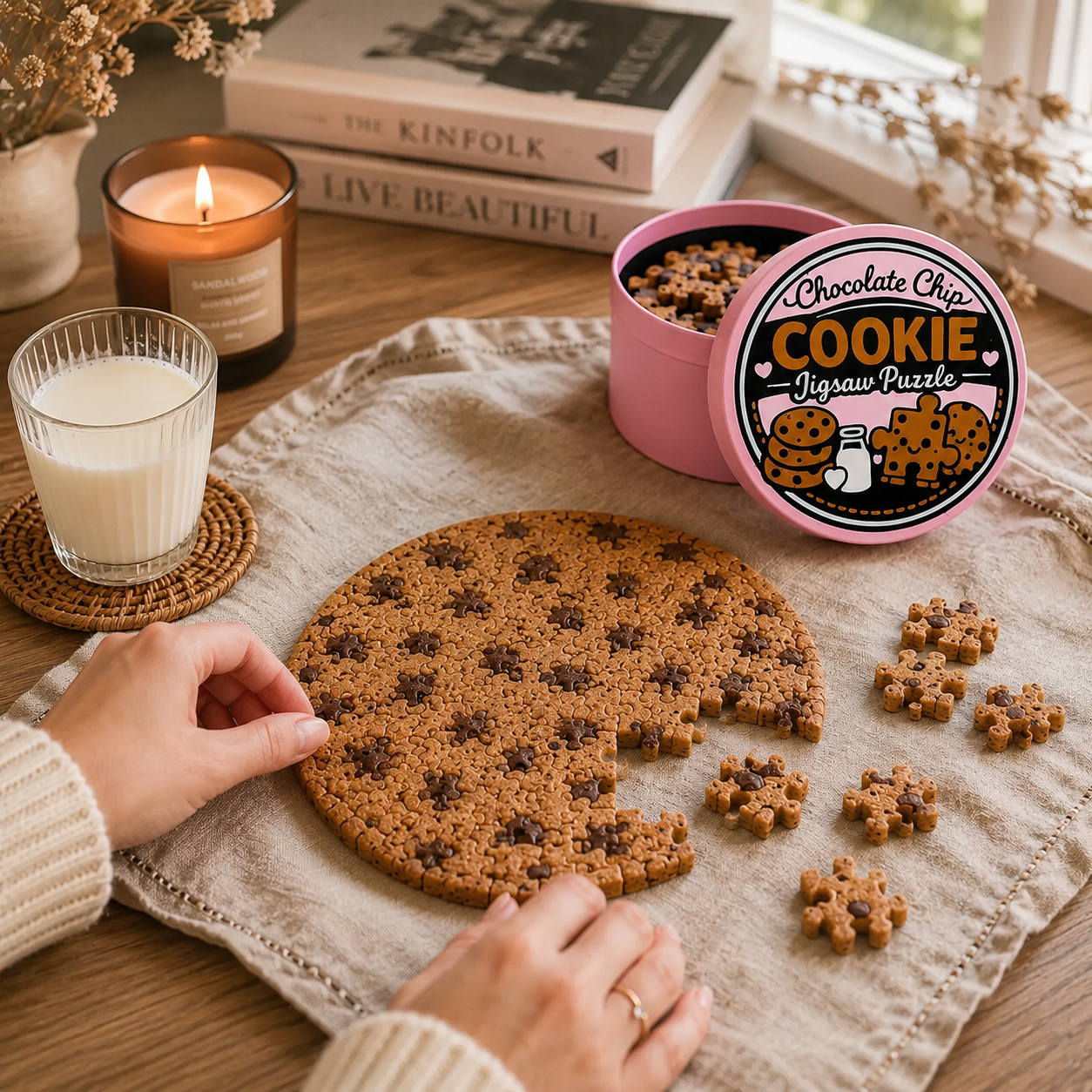 Chocolate Chip Cookie Jigsaw Puzzle
