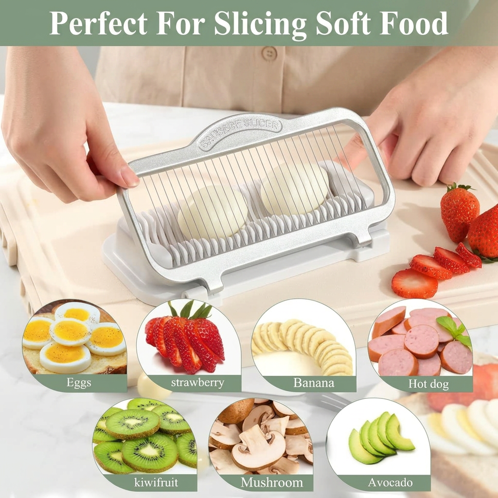 Egg Slicer for Hard Boiled Eggs Banana Slicer