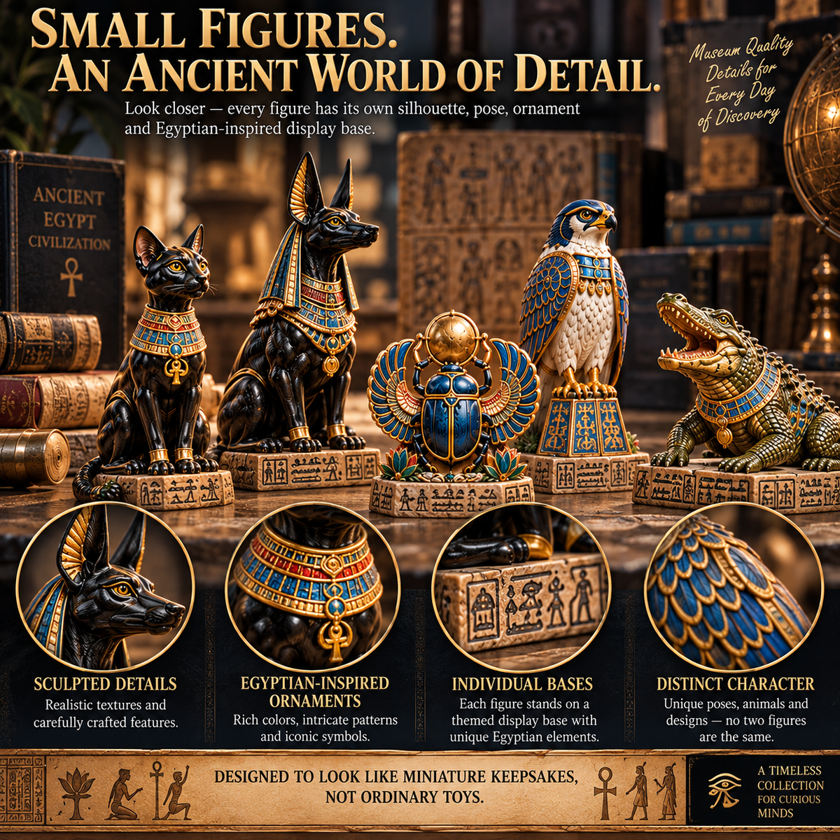 🐈‍⬛🏺 Secrets of Ancient Egypt™ – 24 Sacred Animals, Guardians & Symbols to Discover and Collect