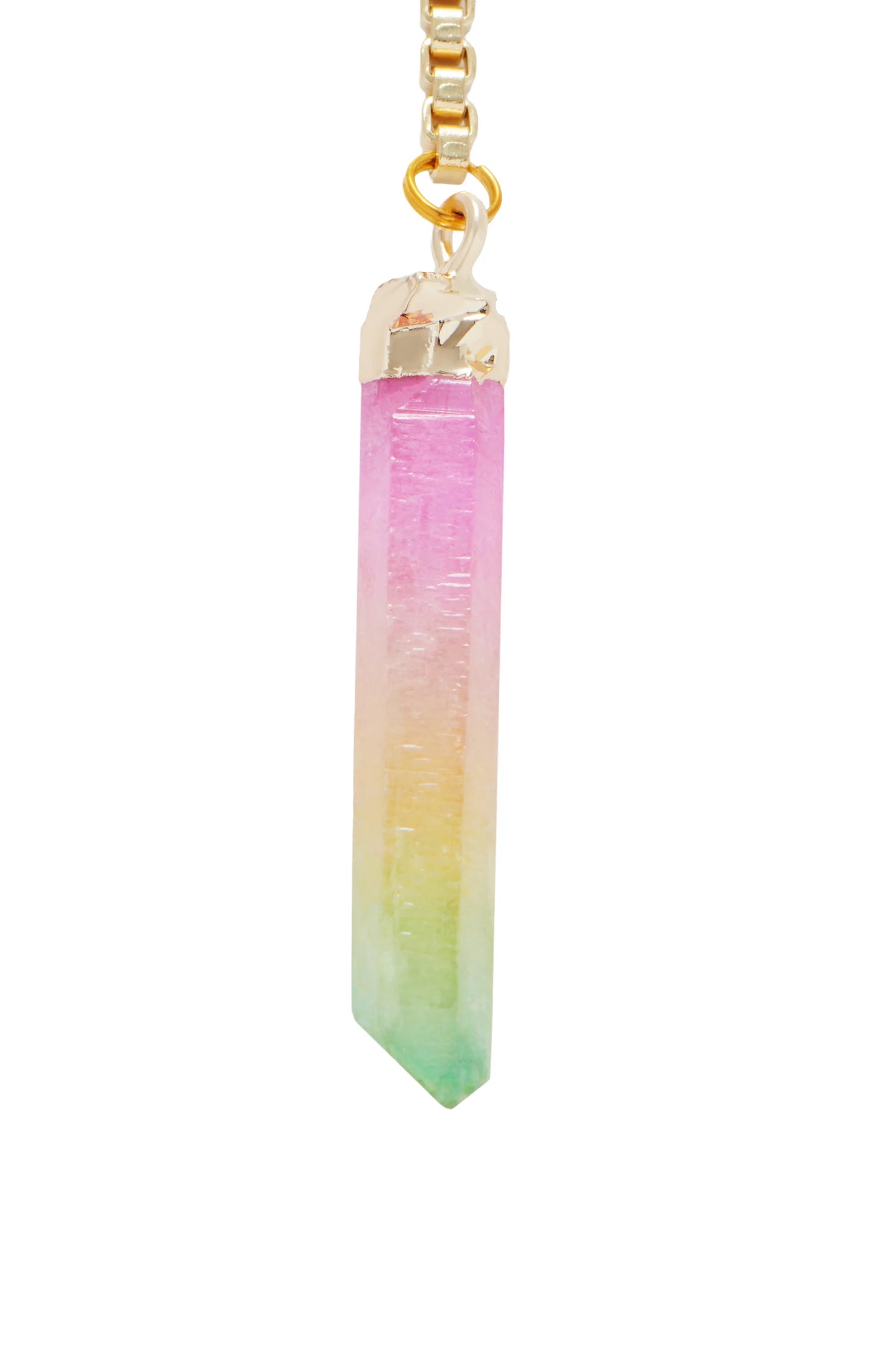 Jewelry-Inspired Statement Sunglasses with Crystal Pendant Chain