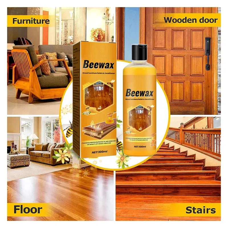 49% OFF This Week Promotions🎉🎉Beeswax Wood Polish Spray 100ml | Natural Shine & Protection for Furniture, Floors, Cabinets – Non-Greasy, Anti-Dust Finish