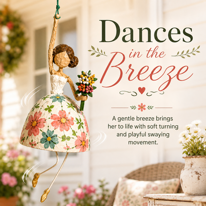 Whimsical Dancing Lady Hanging Ornament