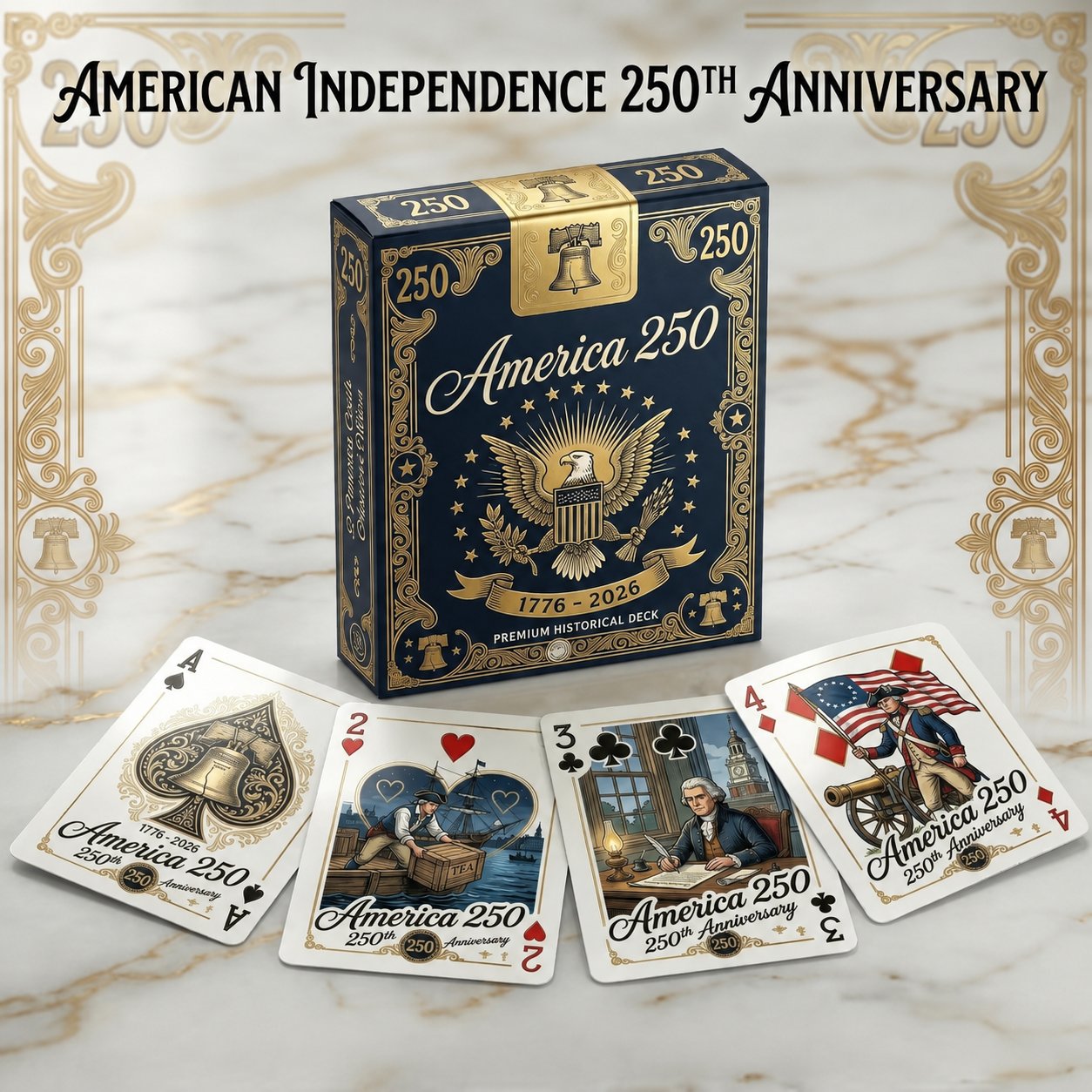 250th Anniversary Playing Cards