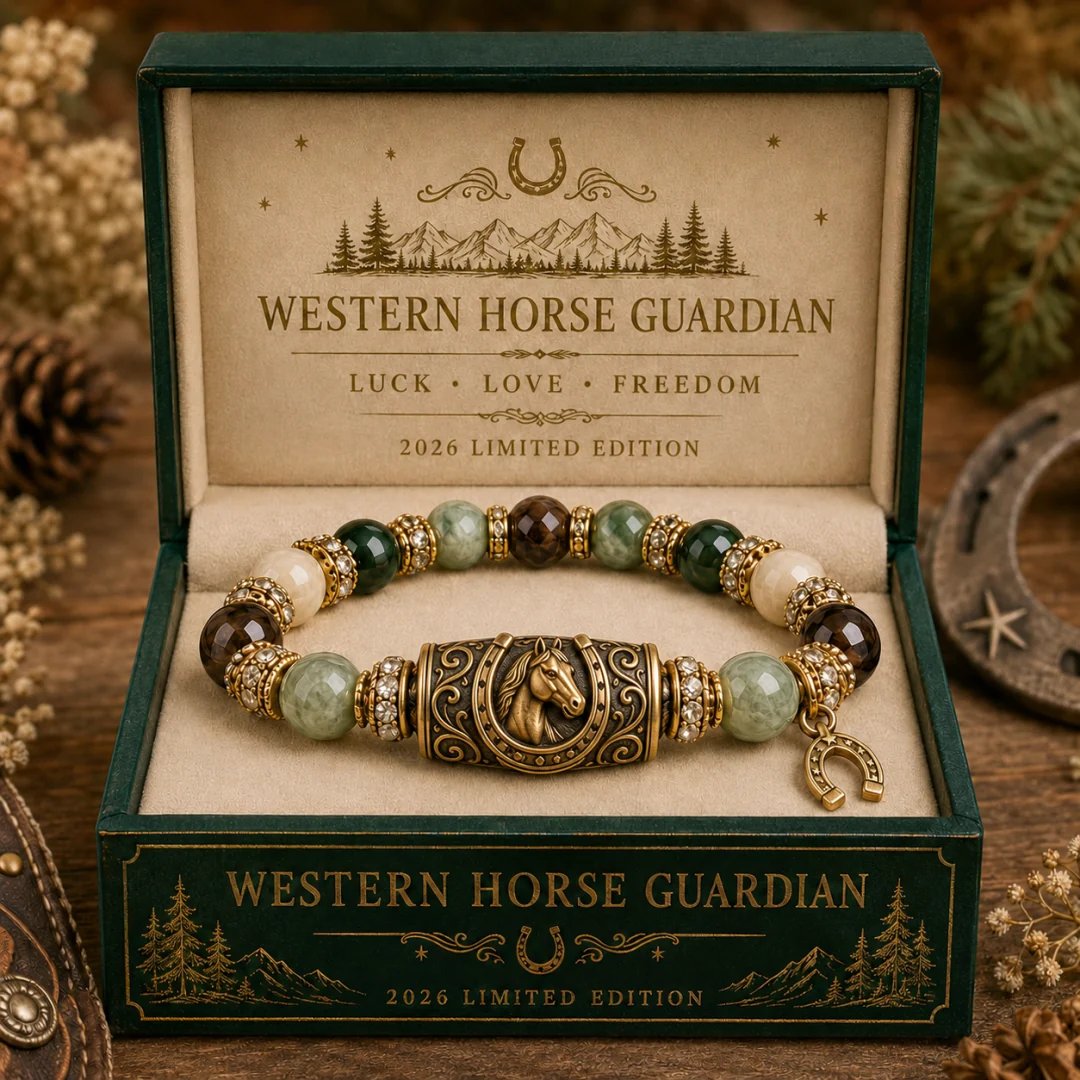 🐎 Western Horse Guardian Crystal Bracelet Collection