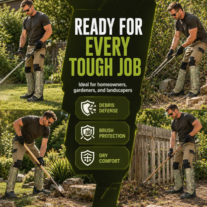 🦾Heavy-Duty Armored Leg Gaiters & Gardening Shin Guards
