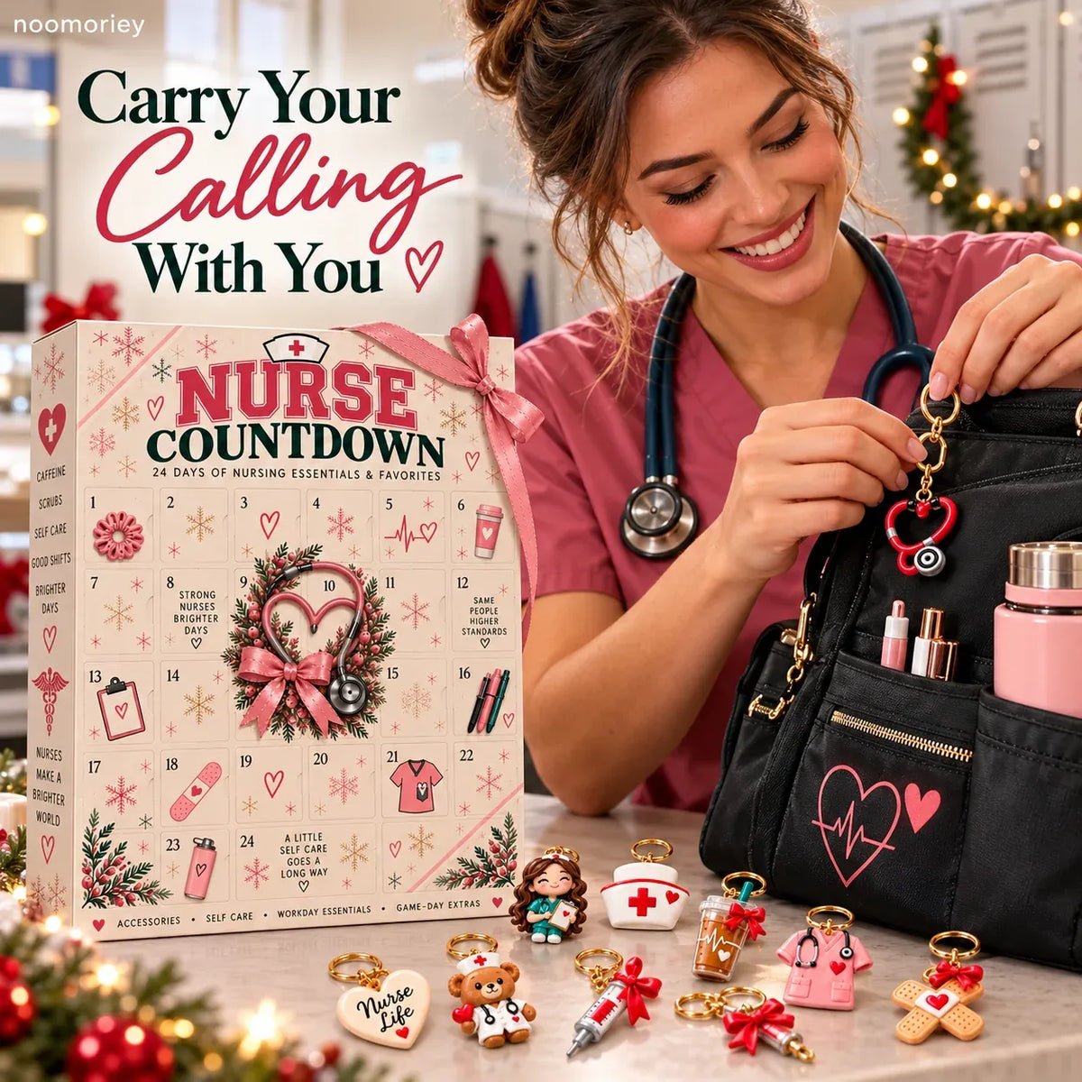 🎄🩺 24 Days of Nurse Christmas Surprises – A Different Healthcare-Inspired Design Behind Every Door