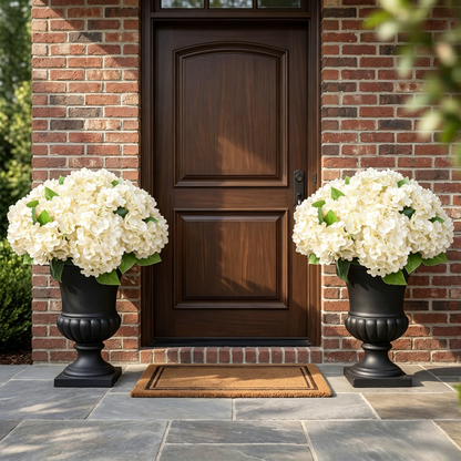 🔥Last Day 69% OFF🔥Artificial Outdoor Hydrangea Flowers - UV resistant, Waterproof, Windproof