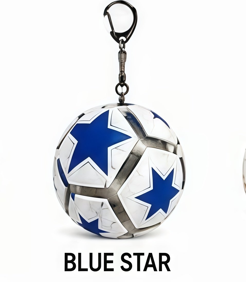 Keyboard click stress ball keychain⚽️