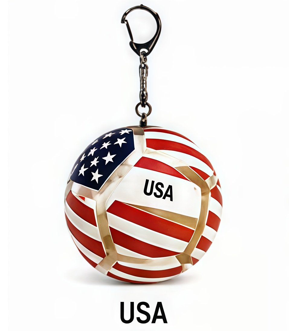 Keyboard click stress ball keychain⚽️
