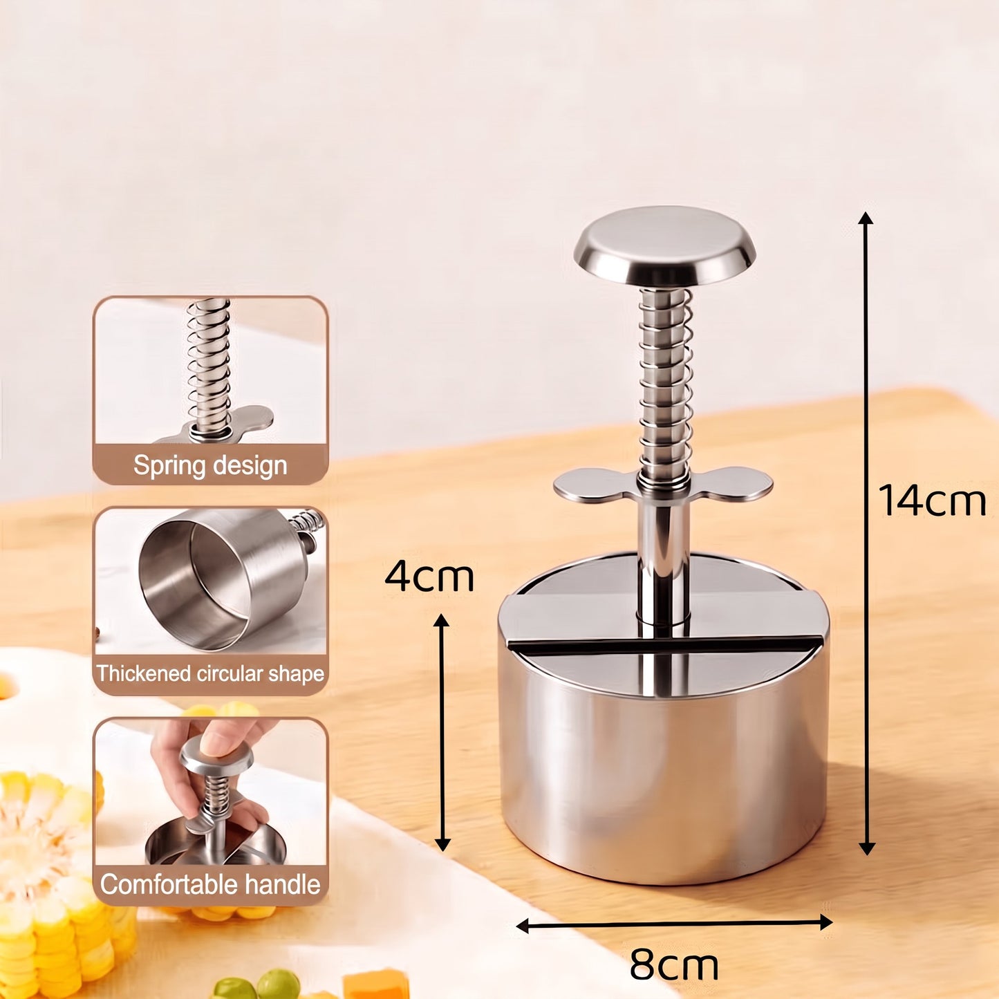 🍔✨ Stainless Steel Burger Press | How to Easily Make Perfect, Even Burger Patties