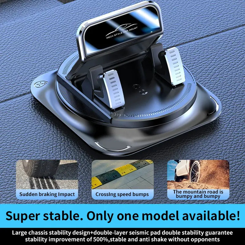 🚗📱Car phone holder 360 degree rotation, suitablefor car navigation in-car dashboard